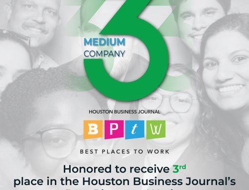 3rd Place Medium Company – Houston Business Journal Best Places to Work